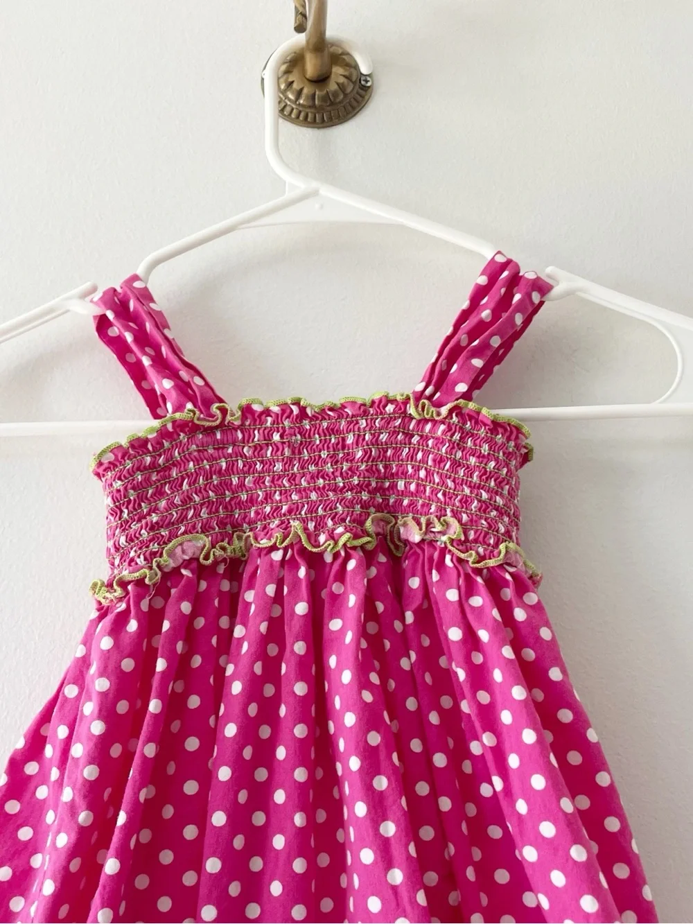 Vintage Bonnie Jean Smocked Watermelon Dress | 2T